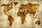 The World - Bronze on Gold Poster Print by Russell Brennan # RB112666DG